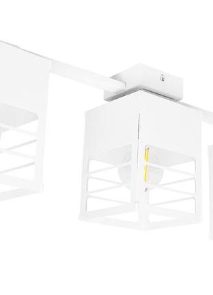 Люстра лофт msk electric urban на три плафона белая nl 2310-3 wh