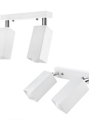 Світильник у стилі лофт msk electric crocus спот із поворотним механізмом sq 1105-2 w