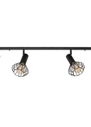 Світильник лофт msk electric diadem стельовий nl 22151-6 bk