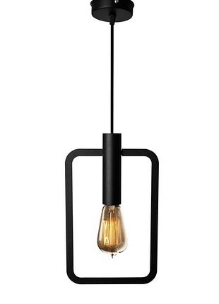 Світильник підвісний msk electric asket під лампу е27 nl 2033 bk чорний