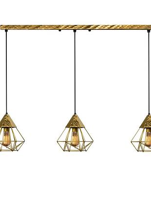 Світильник підвісний msk electric crystal у стилі лофт nl 0535-3 bn бронза