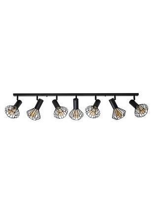 Світильник лофт msk electric diadem стельовий nl 22151-7 bk
