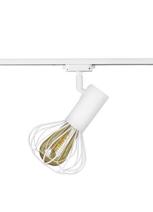 Світильник трековий msk electric lotus у стилі лофт nt 14151-1 wh