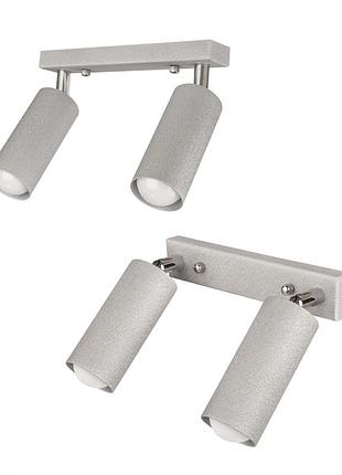 Світильник msk electric tube спот із поворотними механізмами mr 1105-2 gr
