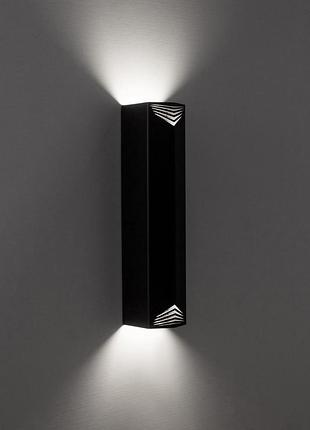 Світильник настінний msk electric knight бра під дві лампи nl 3290 bk
