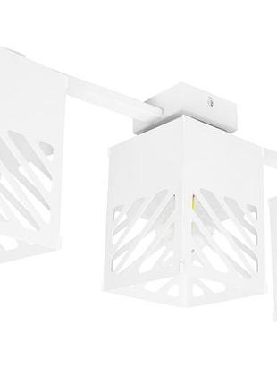 Люстра лофт msk electric urban на три плафона белая nl 2410-3 wh