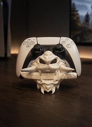 Самурайская маска из танто: держатель для геймпада playstation 5 (dualsense)