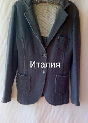Пиджак в стиле кэжел, замеры на фото.
