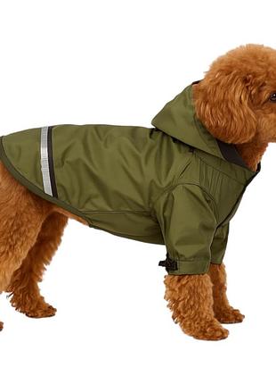 Куртка для собак diego jacket, розмір м хакі