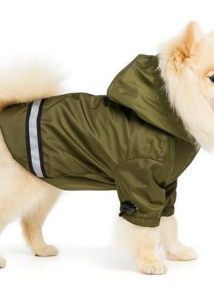 Куртка для собак diego jacket, розмір s хакі