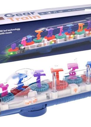 Поезд музыкальный 323 на батарейках, в коробке yg toys