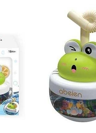 Набор для ванной "водигруй лягушонок" на блистере 52055-1 р.15.7*9,3*9,3см