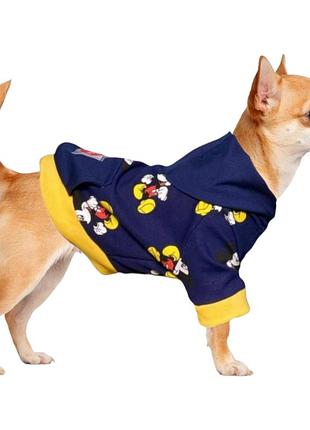 Кофта для собак diego hoodie микки, размер s