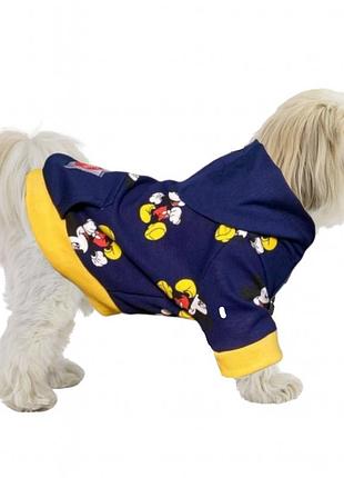 Кофта для собак diego hoodie микки, размер xl