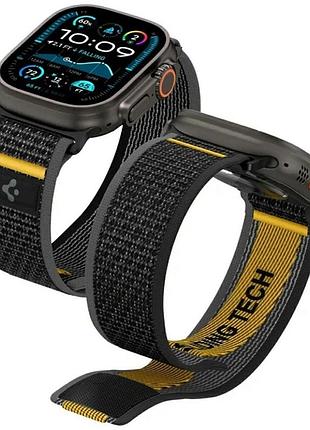 Ремешок spigen athlex air для apple watch 49 / 46 / 45 / 44 / 42 мм (series 1–3) active black
