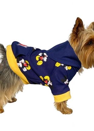 Кофта для собак diego hoodie микки, размер m