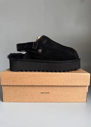Ugg lanah clog platform black брак 376