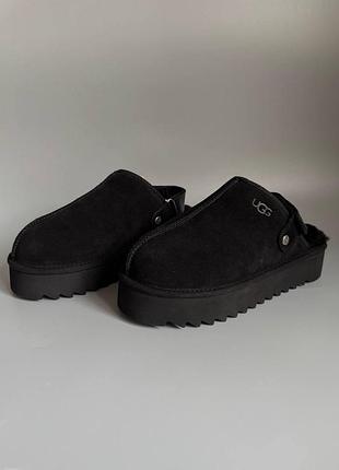 Ugg lanah clog platform black брак 376 4
