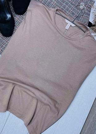 Літня футболка h&m s oversize жіноча футболка прямого вільного крою трикотажна футболка оверсайз