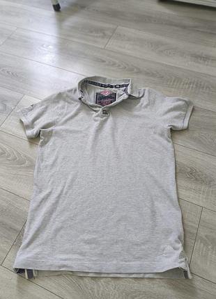 Поло чоловіче superdry the classic polo style сірий xl