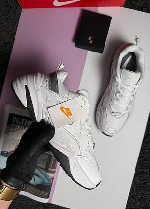 Женские кроссовки nike m2k tekno w white grey
