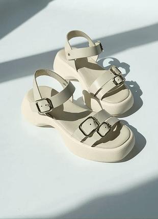 Босоніжки evie для дівчинки blair beige, розмір 38 (24,5 см.)