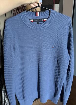 Джемпер синій tommy hilfiger l