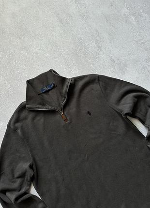 Polo ralph lauren 1/3 zip hoodie, m-l розмір