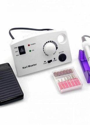 Фрезер для манікюру і педикюру nail master zs-602 білий 65 вт