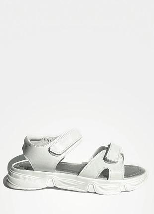 Босоніжки evie для дівчинки fibi white, розмір 31 (20 см.)