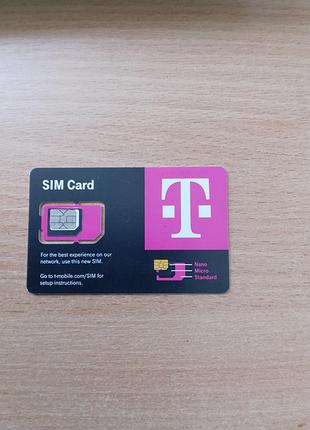Стартовий пакет t-mobile sim card