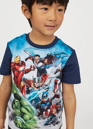 Футболка h&m на хлопчика, avengers (месники), 40400