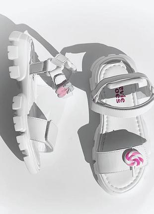 Босоніжки evie для дівчинки iris white, розмір 32 (21 см)
