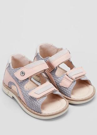 Босоніжки ортопедичні для дівчинки miracle kids 1317-099s, розмір 21 (13,5 см.)