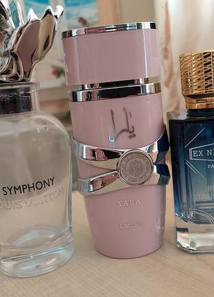 💎 louis vuitton symphony 💙blue talisman💙 lattafa yara 🧪 пустые флаконы парфюма 📸 для декора и контента
