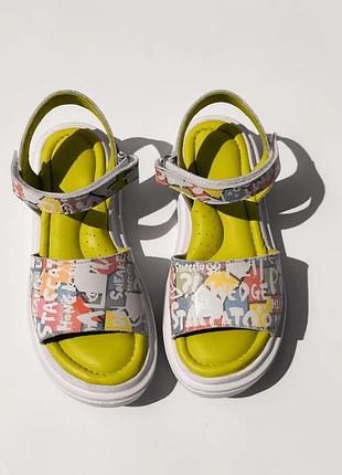Босоножки evie для девочки pixie lime , размер 31 (20 см.)