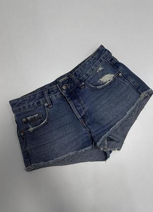 Джинсові короткі шорти pull bear