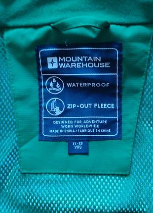 Mountain warehouse дождевик с каптором капюшоном на подкладке 7