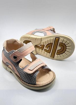 Боссоножки ортопедические для девочки miracle kids 1317-099s, размер 22 (14,2 см.)