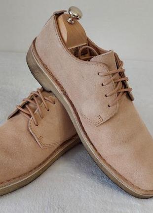 Замшевые дерби clarks desert london размер 41