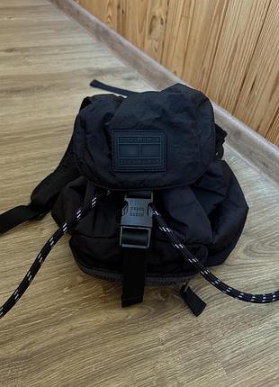 Жіночий рюкзак tommy hilfiger чорний, 24,5×27×12 см