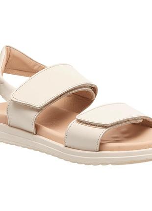 Ортопедические босоножки для девочек theo leo 3138 beig, размер 35 (22,5 см.)