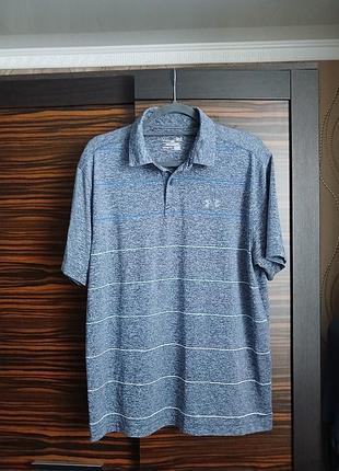 Опигиналлическая мужская футболка поло under armour 48-50 размера