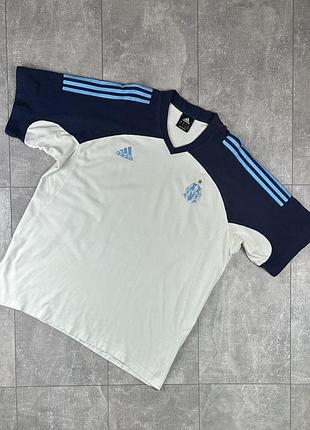 Adidas olympique marseille футболка коттон
