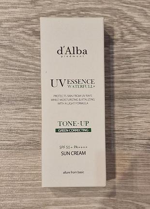 Повна передоплата або самовивіз сонцезахисний крем d'alba clean tea tree liposome tone-up sun cream spf50+ pa++++ 50ml