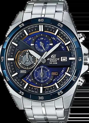 Часы мужские casio edifice classic efr-556db-2avuef стальной корпус водозащита 100 м синий циферблат