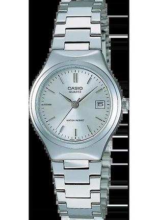 Годинник жіночий casio timeless collection ltp-1170a-7adf сріблястий циферблат