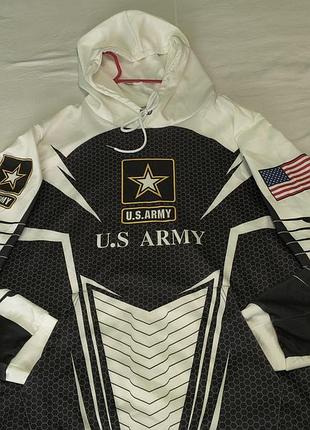 Chaos moncey u.s. army - чорно-біле худі із 3d-принтом - армія сша - xl