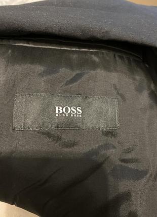 Boss чорний вовняний піджак