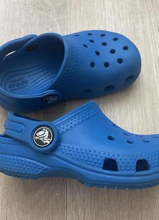 Крокси дитячі оригінальні crocs classic clog для хлопчика розмір c7